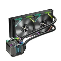 1STPLAYER X-240 ARGB AIO Liquid CPU Cooler - Black